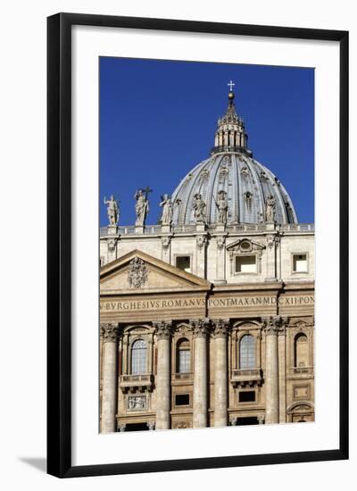 St. Peter's Basilica, Vatican City, Rome, Lazio, Italy-Stuart Black-Framed Photographic Print