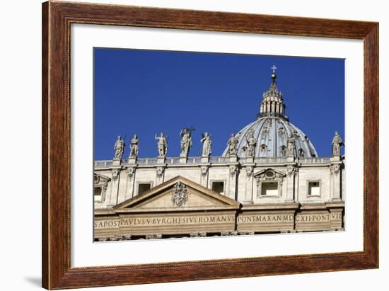 St. Peter's Basilica, Vatican City, Rome, Lazio, Italy-Stuart Black-Framed Photographic Print