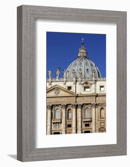 St. Peter's Basilica, Vatican City, Rome, Lazio, Italy-Stuart Black-Framed Photographic Print