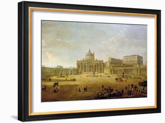 St. Peter's Basilica-Gaspar van Wittel-Framed Giclee Print