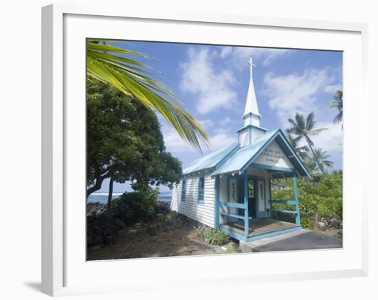 St. Peter's Catholic Church, Near Kailua-Kona, Island of Hawaii (Big Island), Hawaii, USA-Ethel Davies-Framed Photographic Print