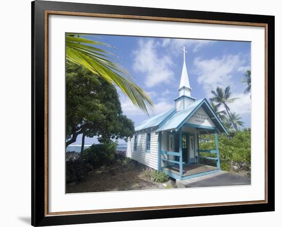 St. Peter's Catholic Church, Near Kailua-Kona, Island of Hawaii (Big Island), Hawaii, USA-Ethel Davies-Framed Photographic Print