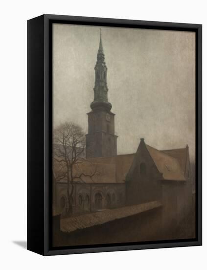 St. Peter's Church, Copenhagen, 1906-Vilhelm Hammershoi-Framed Premier Image Canvas