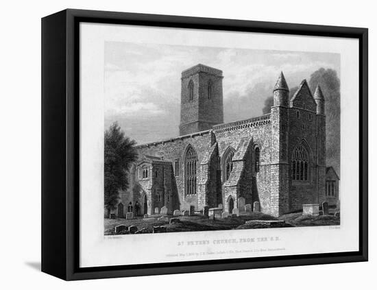 St Peter's Church, from the South-East, Oxford, 1833-John Le Keux-Framed Premier Image Canvas