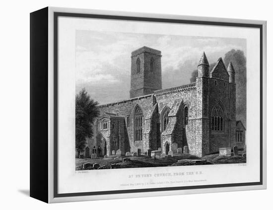 St Peter's Church, from the South-East, Oxford, 1833-John Le Keux-Framed Premier Image Canvas