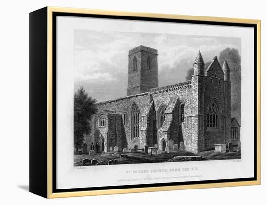 St Peter's Church, from the South-East, Oxford, 1833-John Le Keux-Framed Premier Image Canvas