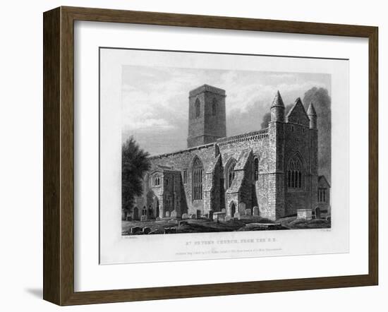 St Peter's Church, from the South-East, Oxford, 1833-John Le Keux-Framed Giclee Print