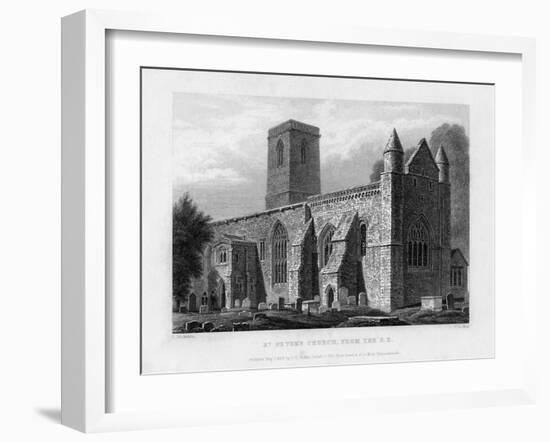 St Peter's Church, from the South-East, Oxford, 1833-John Le Keux-Framed Giclee Print