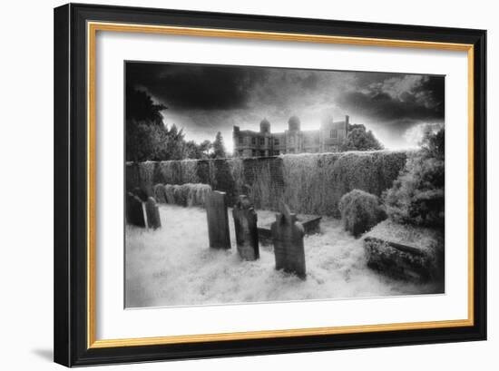 St Peter's Churchyard and Doddington Hall, Doddington, Lincolnshire, England-Simon Marsden-Framed Giclee Print