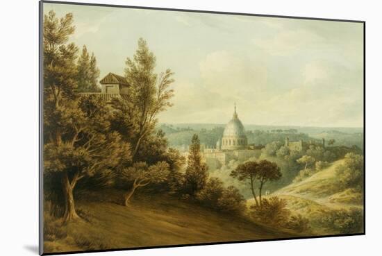 St Peter's from the Villa Milleni Near Rome-John `Warwick' Smith-Mounted Giclee Print