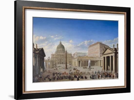 St. Peter'S, Rome-Giovanni Paolo Panini-Framed Giclee Print