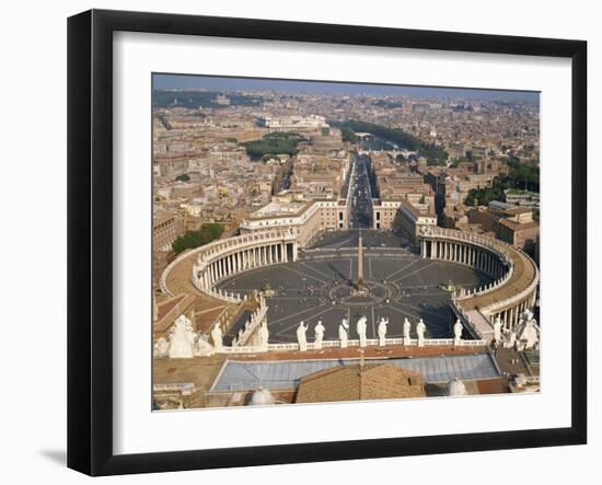 St. Peter's Square, Rome, Lazio, Italy, Europe-Harding Robert-Framed Photographic Print