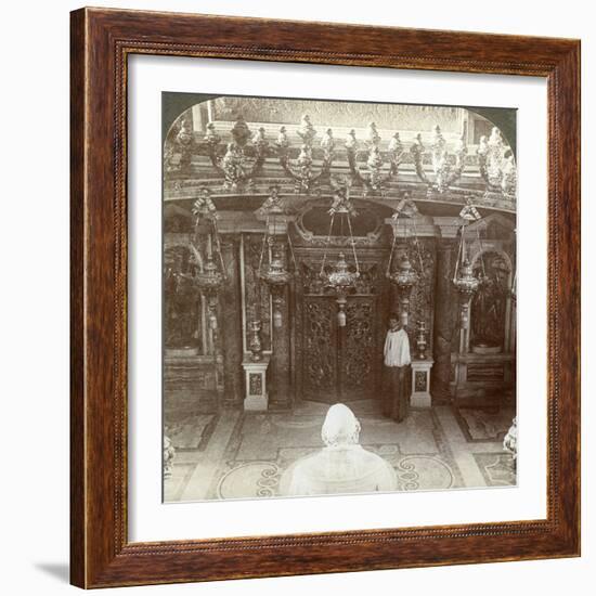 St Peter's Tomb, St Peter's Basilica, Rome, Italy-Underwood & Underwood-Framed Photographic Print