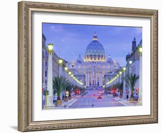 St. Peter's, Vatican, Rome, Lazio, Italy, Europe-John Miller-Framed Photographic Print