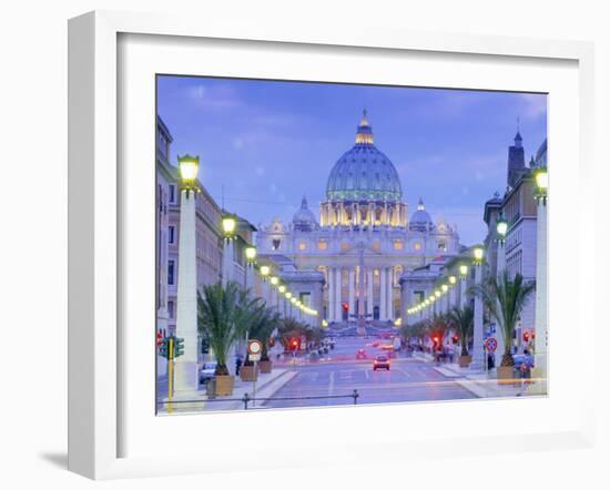 St. Peter's, Vatican, Rome, Lazio, Italy, Europe-John Miller-Framed Photographic Print