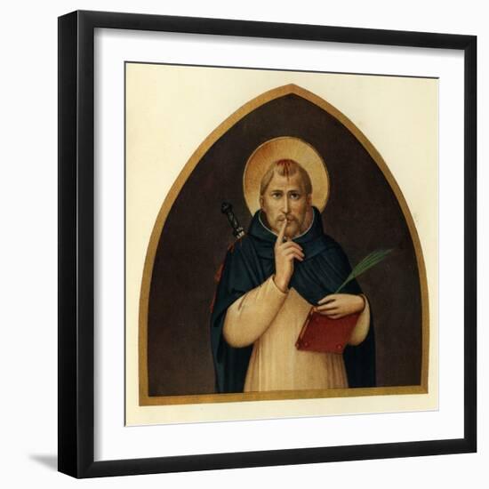 'St. Peter the Martyr', 15th century, (c1909)-Fra Angelico-Framed Giclee Print