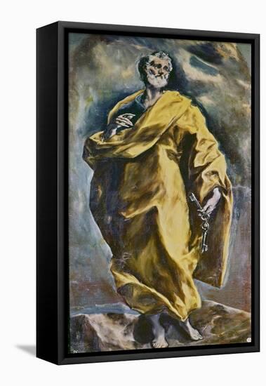 St. Peter-El Greco-Framed Premier Image Canvas