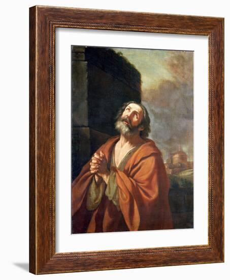 St. Peter-Guercino (Giovanni Francesco Barbieri)-Framed Giclee Print