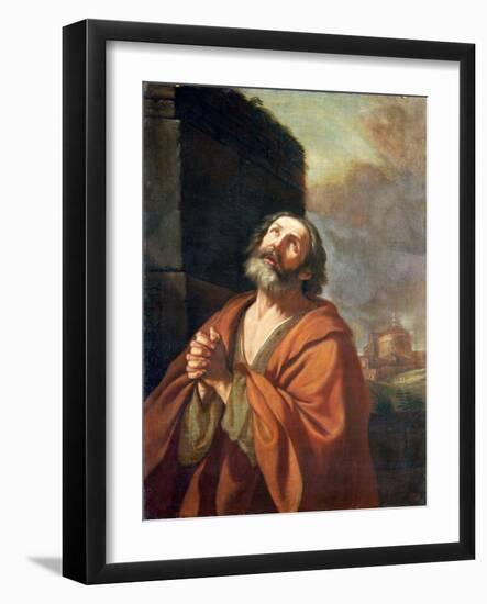 St. Peter-Guercino (Giovanni Francesco Barbieri)-Framed Giclee Print