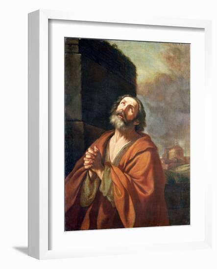 St. Peter-Guercino (Giovanni Francesco Barbieri)-Framed Giclee Print