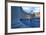 St. Peters and Piazza San Pietro at Dusk, Vatican City, UNESCO World Heritage Site, Rome, Lazio-Frank Fell-Framed Photographic Print