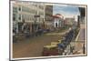 St. Petersburg, FL - View of Central Ave with Cars-Lantern Press-Mounted Art Print