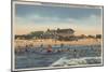 St. Petersburg, FL - View of Treasure Island Beach-Lantern Press-Mounted Art Print