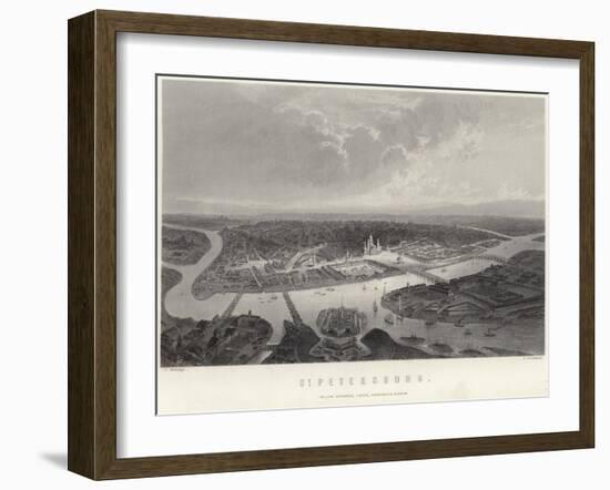 St Petersburg in Russia-J Ramage-Framed Giclee Print