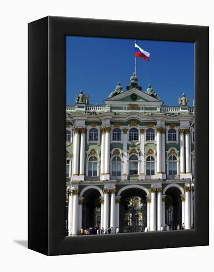 St Petersburg, Main Entrance to the Saint Hermitage Museum or Winter Palace, Russia-Nick Laing-Framed Premier Image Canvas