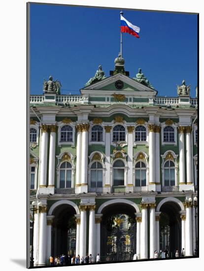 St Petersburg, Main Entrance to the Saint Hermitage Museum or Winter Palace, Russia-Nick Laing-Mounted Photographic Print