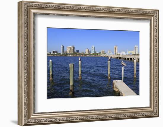 St. Petersburg Skyline, Tampa, Florida, United States of America, North America-Richard Cummins-Framed Photographic Print