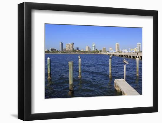 St. Petersburg Skyline, Tampa, Florida, United States of America, North America-Richard Cummins-Framed Photographic Print