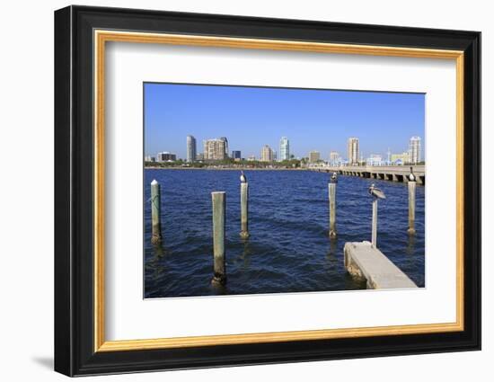 St. Petersburg Skyline, Tampa, Florida, United States of America, North America-Richard Cummins-Framed Photographic Print