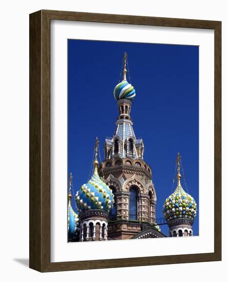 St Petersburg, the Church on Spilt Blood, Russia-Nick Laing-Framed Photographic Print