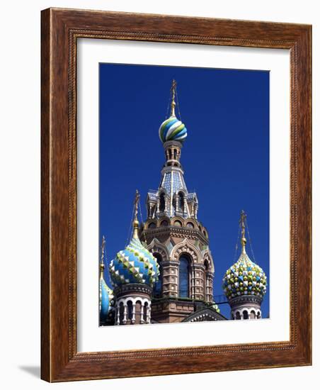 St Petersburg, the Church on Spilt Blood, Russia-Nick Laing-Framed Photographic Print