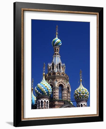 St Petersburg, the Church on Spilt Blood, Russia-Nick Laing-Framed Photographic Print