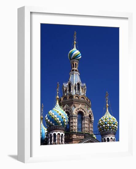 St Petersburg, the Church on Spilt Blood, Russia-Nick Laing-Framed Photographic Print