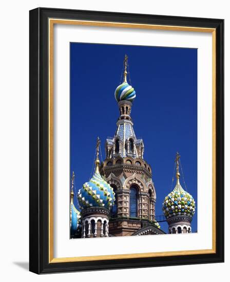 St Petersburg, the Church on Spilt Blood, Russia-Nick Laing-Framed Photographic Print