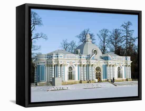 St Petersburg, Tsarskoye Selo, Catherine Palace - the Grotto, Russia-Nick Laing-Framed Premier Image Canvas