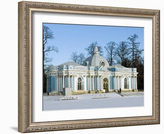 St Petersburg, Tsarskoye Selo, Catherine Palace - the Grotto, Russia-Nick Laing-Framed Photographic Print