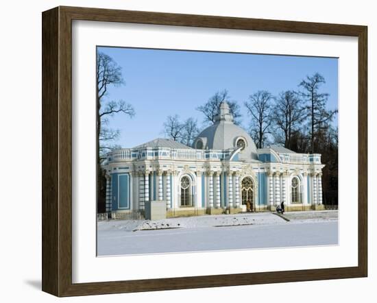 St Petersburg, Tsarskoye Selo, Catherine Palace - the Grotto, Russia-Nick Laing-Framed Photographic Print