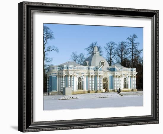 St Petersburg, Tsarskoye Selo, Catherine Palace - the Grotto, Russia-Nick Laing-Framed Photographic Print