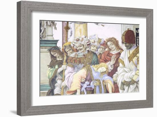 St Philip the Apostle in Front of the Temple of Mars in Hierapolis, 1502-Filippino Lippi-Framed Giclee Print