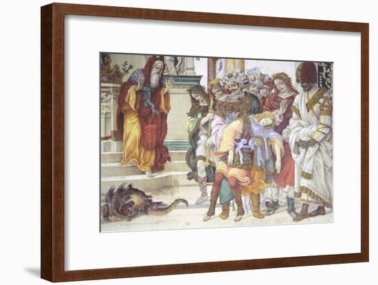 St Philip the Apostle in Front of the Temple of Mars in Hierapolis, 1502-Filippino Lippi-Framed Giclee Print