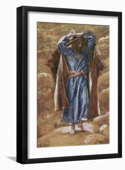 St. Philip to 'The Life of Christ', C.1886-96 (Gouache on Paperboard)-James Jacques Joseph Tissot-Framed Giclee Print