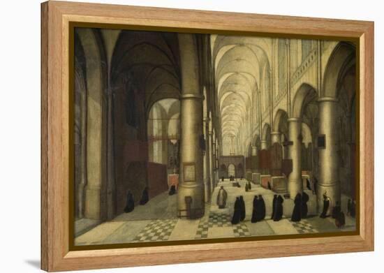 St. Pieters at Louvain, a Christening Party-Hendrik van Steenwyck-Framed Premier Image Canvas