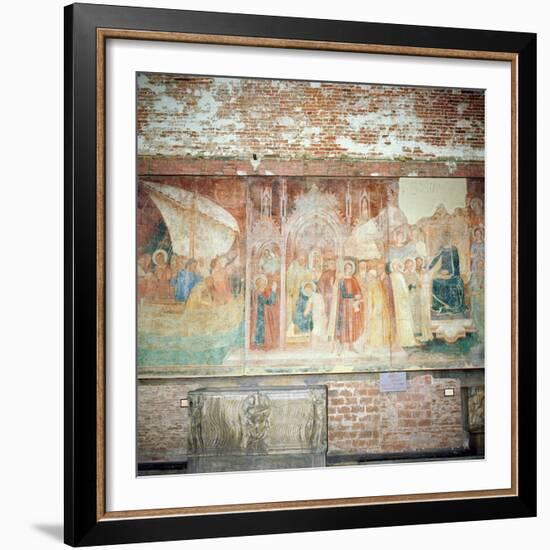 St Ranieri in the Holy Land, Mid 14th Century-Andrea di Bonaiuto-Framed Giclee Print