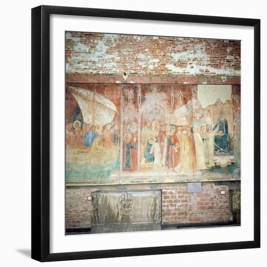 St Ranieri in the Holy Land, Mid 14th Century-Andrea di Bonaiuto-Framed Giclee Print