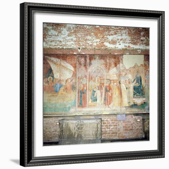 St Ranieri in the Holy Land, Mid 14th Century-Andrea di Bonaiuto-Framed Giclee Print