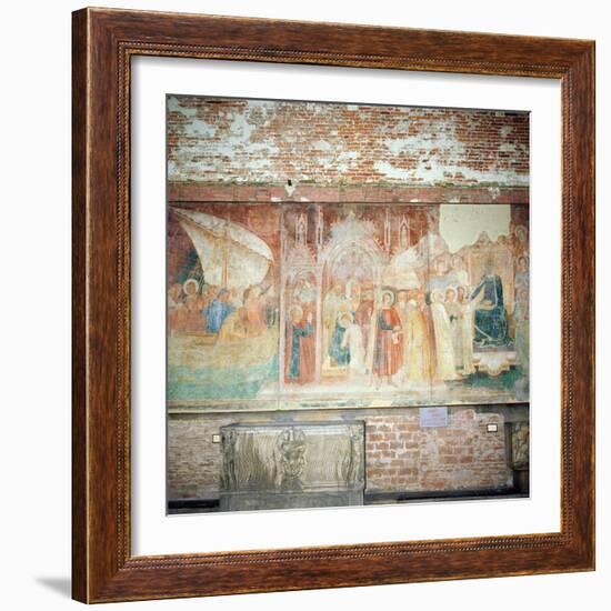 St Ranieri in the Holy Land, Mid 14th Century-Andrea di Bonaiuto-Framed Giclee Print